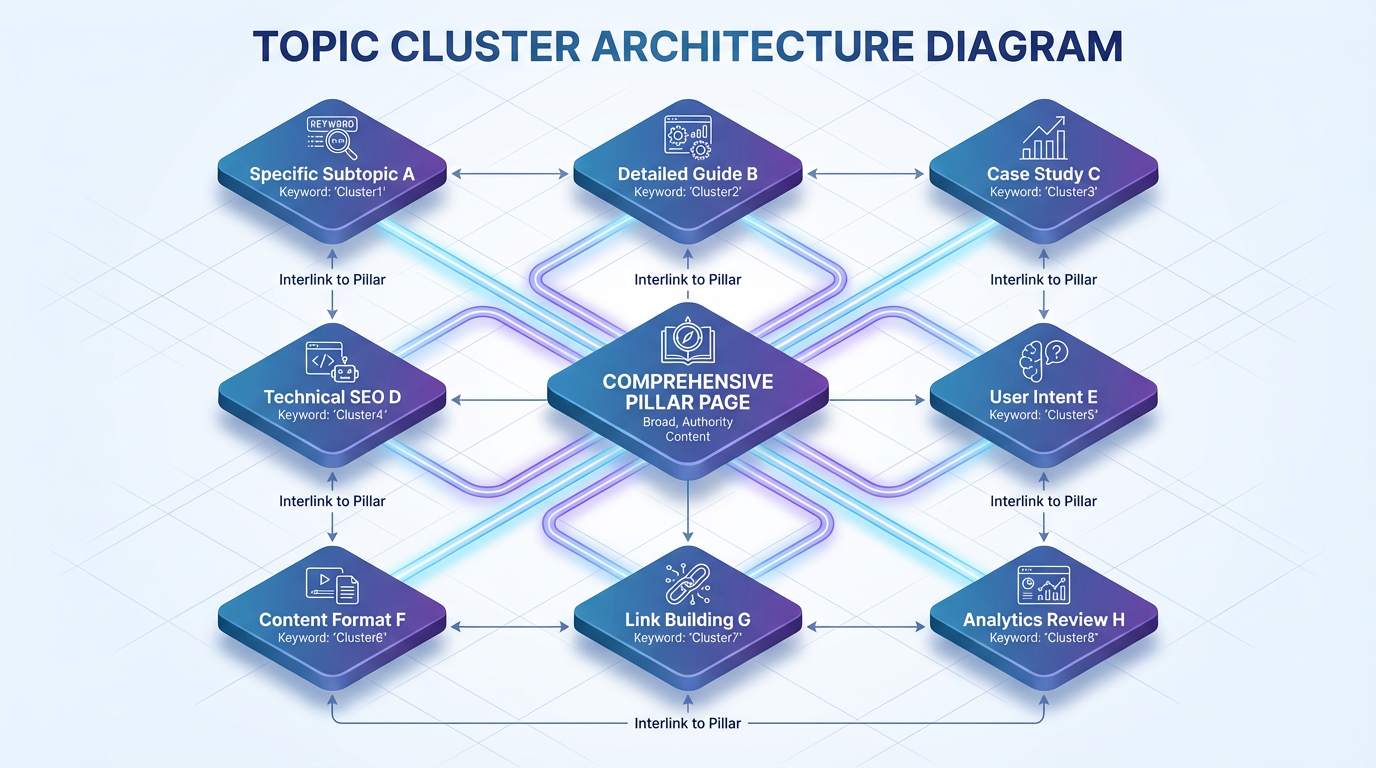 Topic Cluster Architecture Diagram
