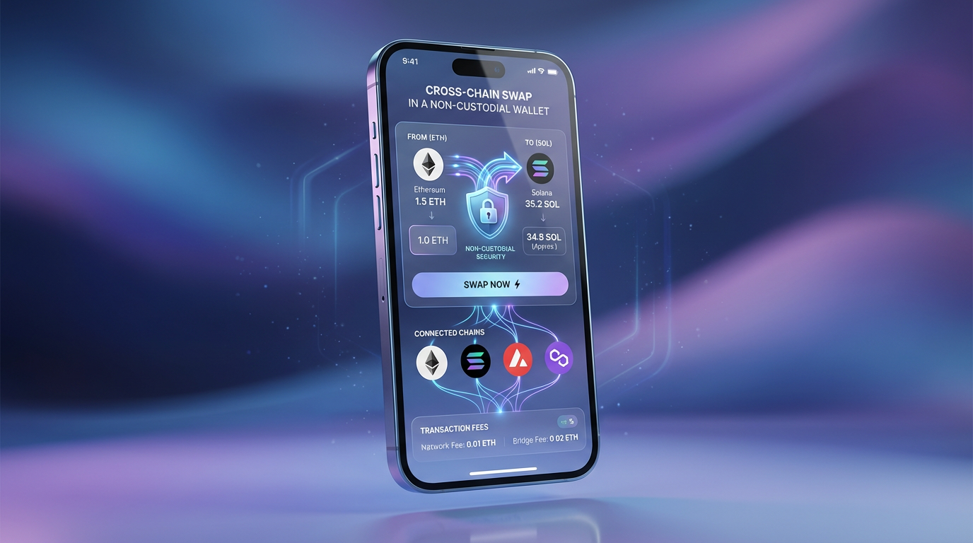 在非托管钱包中进行跨链交换