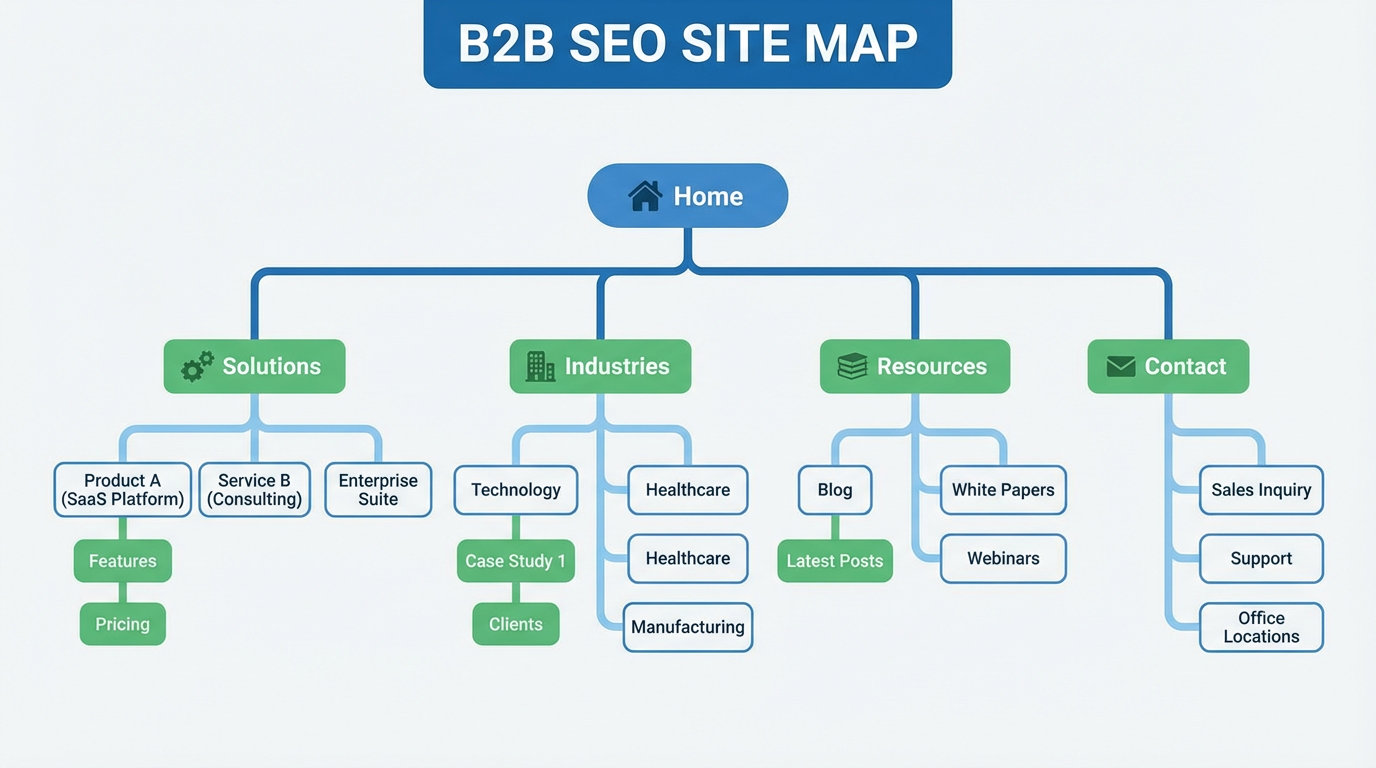 B2B SEO Site Map