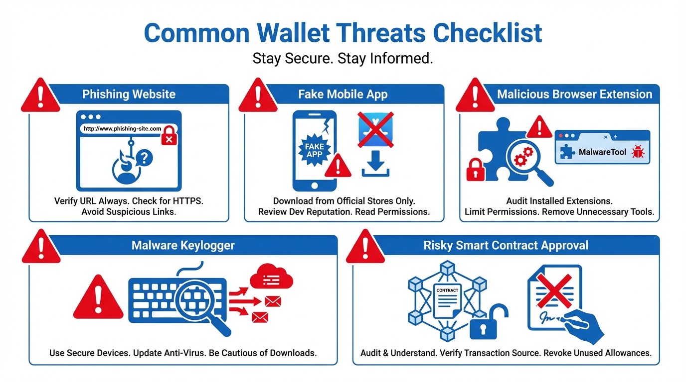 常见钱包威胁清单