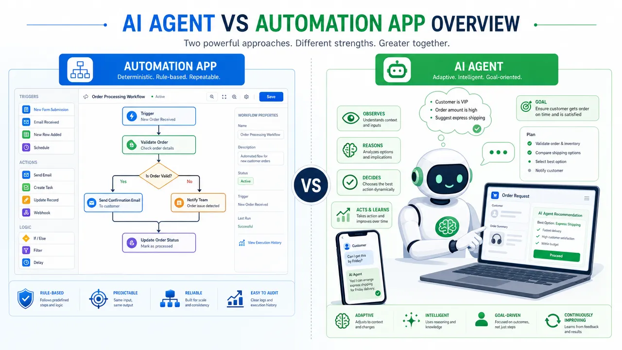 AI Agent vs Automation App: Why ‘It Taps Like You Do’ Matters