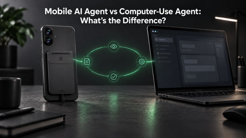 Mobile AI Agent vs Computer-Use Agent: What’s the Difference?