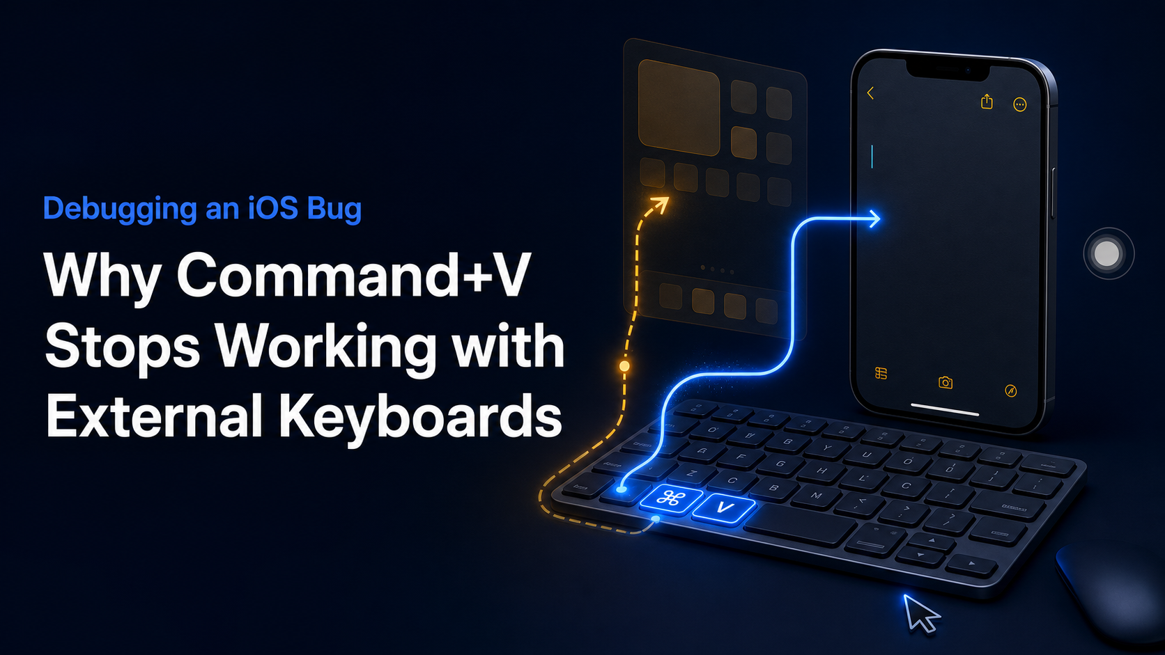 Debugging an iOS Bug: Why Command+V Stops Working with External Keyboards
