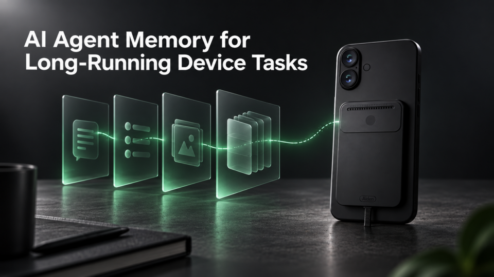 AI Agent Memory for Long-Running Device Tasks