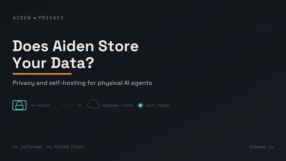 Does Aiden Store Your Data?