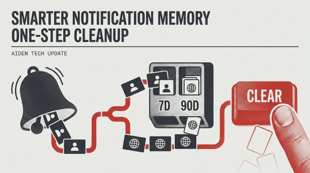Aiden Adds Smarter Notification Memory and One-Step Cleanup