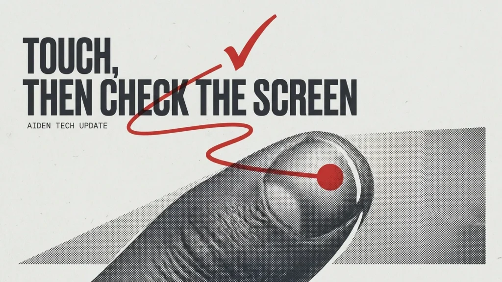 Aiden Unifies Touch Gestures and Adds Visual Action Checks