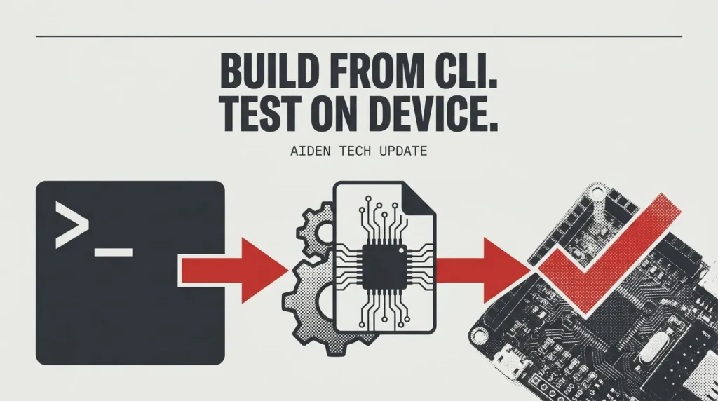 Aiden Adds a Unified Firmware Build CLI and On-Device Smoke Tests