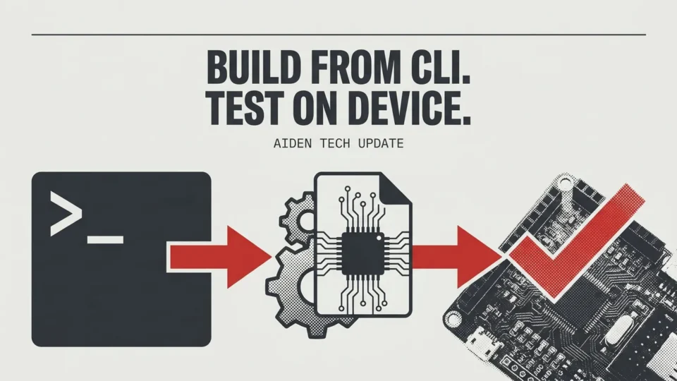 Aiden Adds a Unified Firmware Build CLI and On-Device Smoke Tests