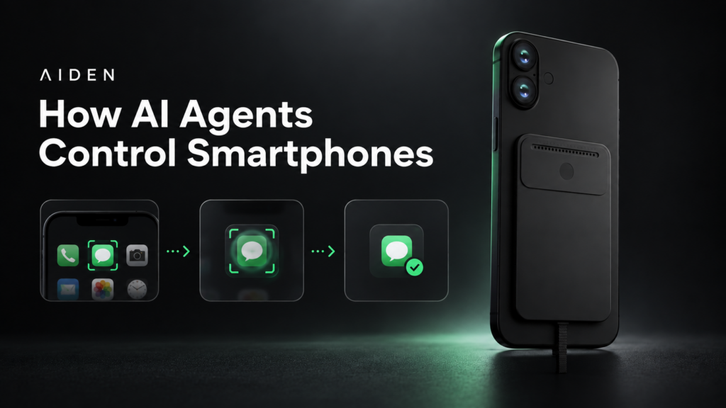 How AI Agents Control Smartphones